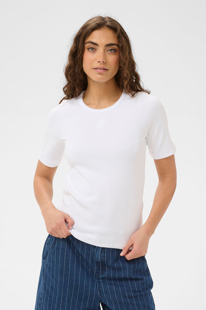 CULTURE Alyssa Rib T-Shirt - Farmor Ingvarda