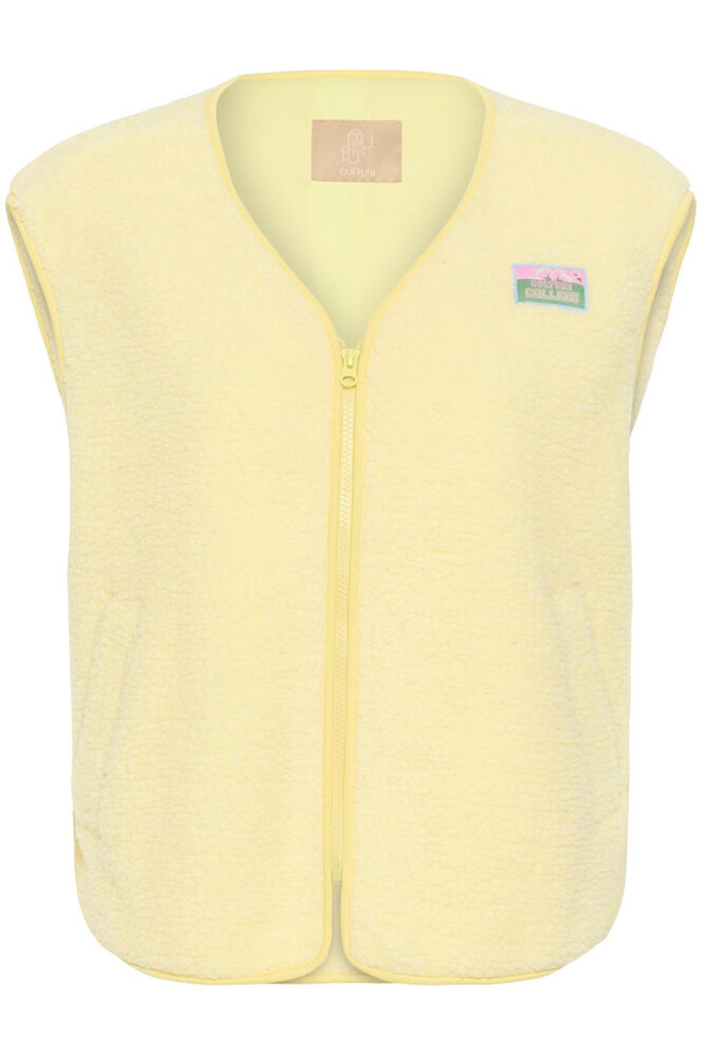 CULTURE Catina Teddy Waistcoat - Farmor Ingvarda
