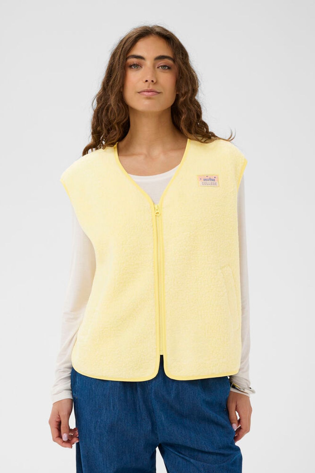 CULTURE Catina Teddy Waistcoat - Farmor Ingvarda