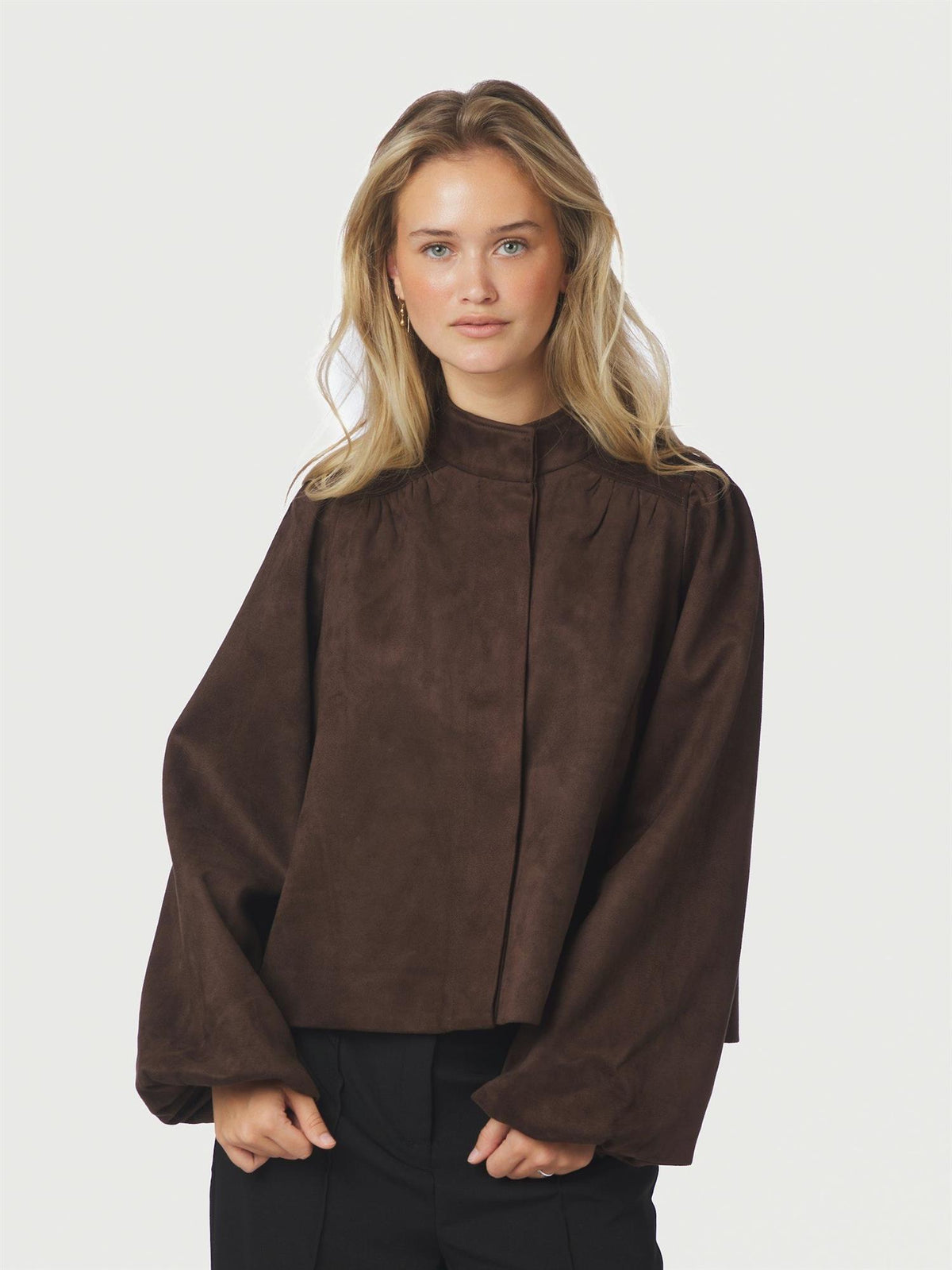 NEO NOIR Tirsa Faux Suede Jacket