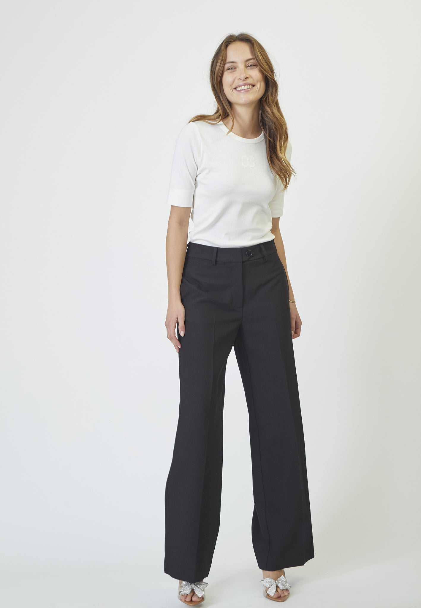 CO´ COUTURE Vola Wide pant Sort