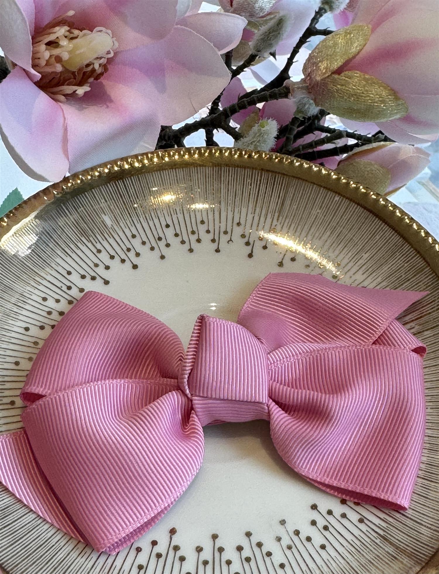 PRINSESSEFIN JULIA hårsløyfe,XL 10cm,Wild rose