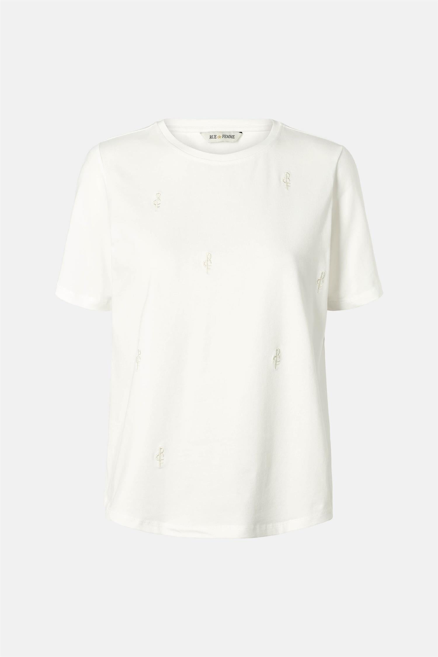 RUE de FEMME Alvina Logo T-Shirt - Farmor Ingvarda