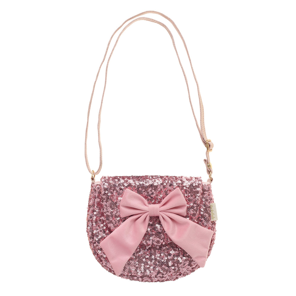 ROCKAHULA Kids Pretty in Pink Sequin Bag,Rosa