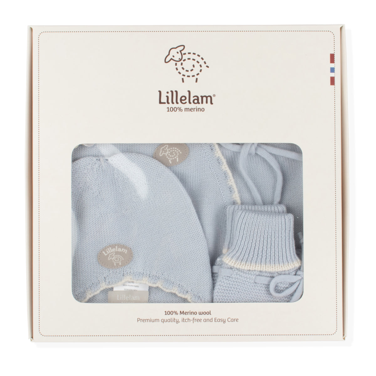 LILLELAM Hentesett Babyblå