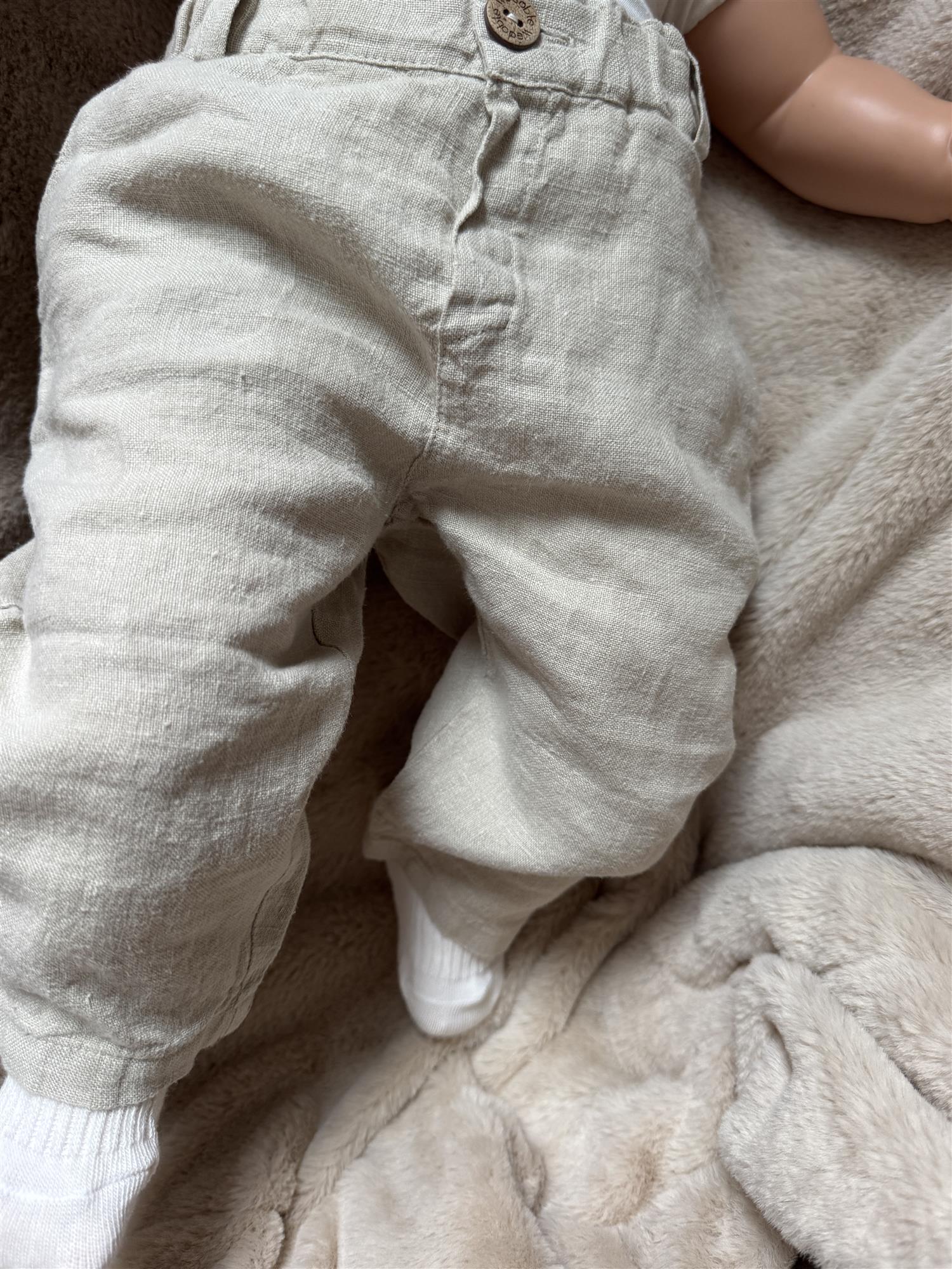 WEDOBLE Linbukse Beige