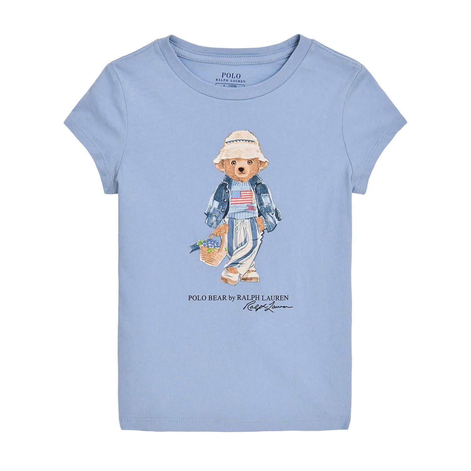 RALPH LAUREN 8-16År T-skjorte Polo Bear,Jente - Farmor Ingvarda