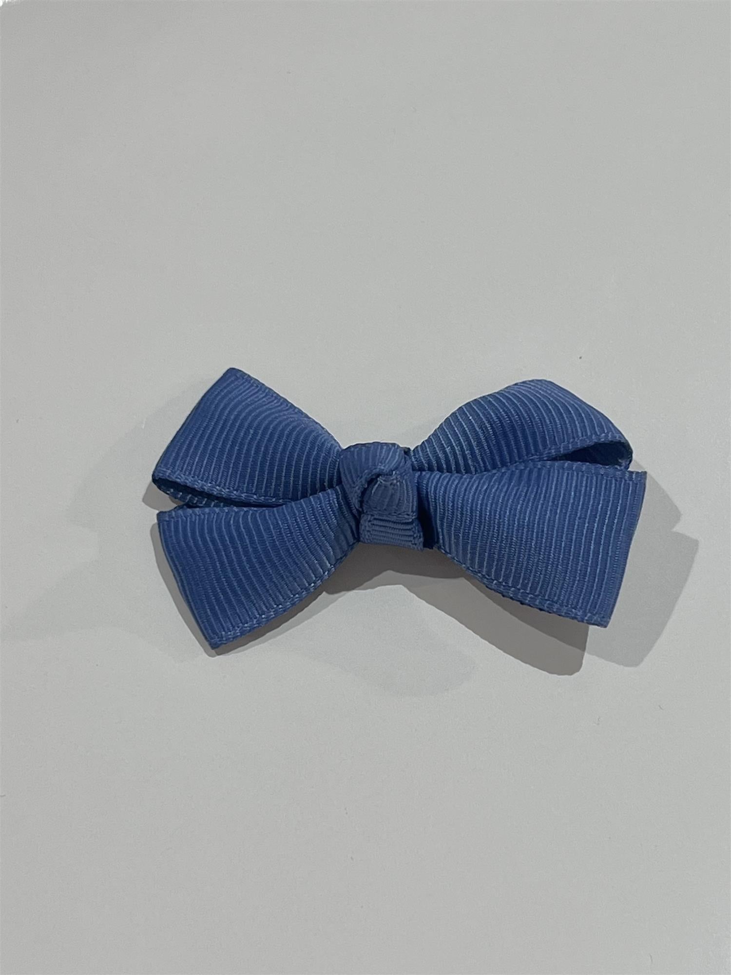 PRINSESSEFIN ASTRID baby hårsløyfe, S 4cm,Smoke blue