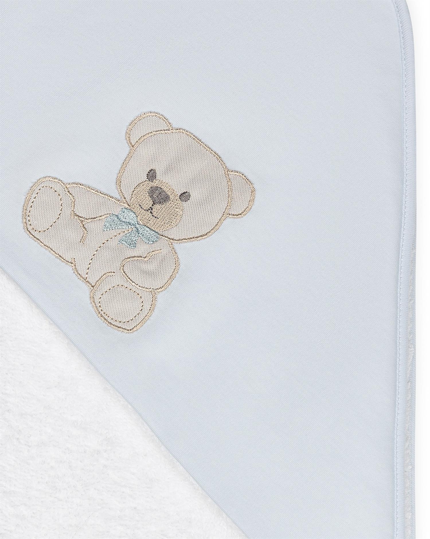 BABY GI Badehåndkle,Sweet Teddy Blå