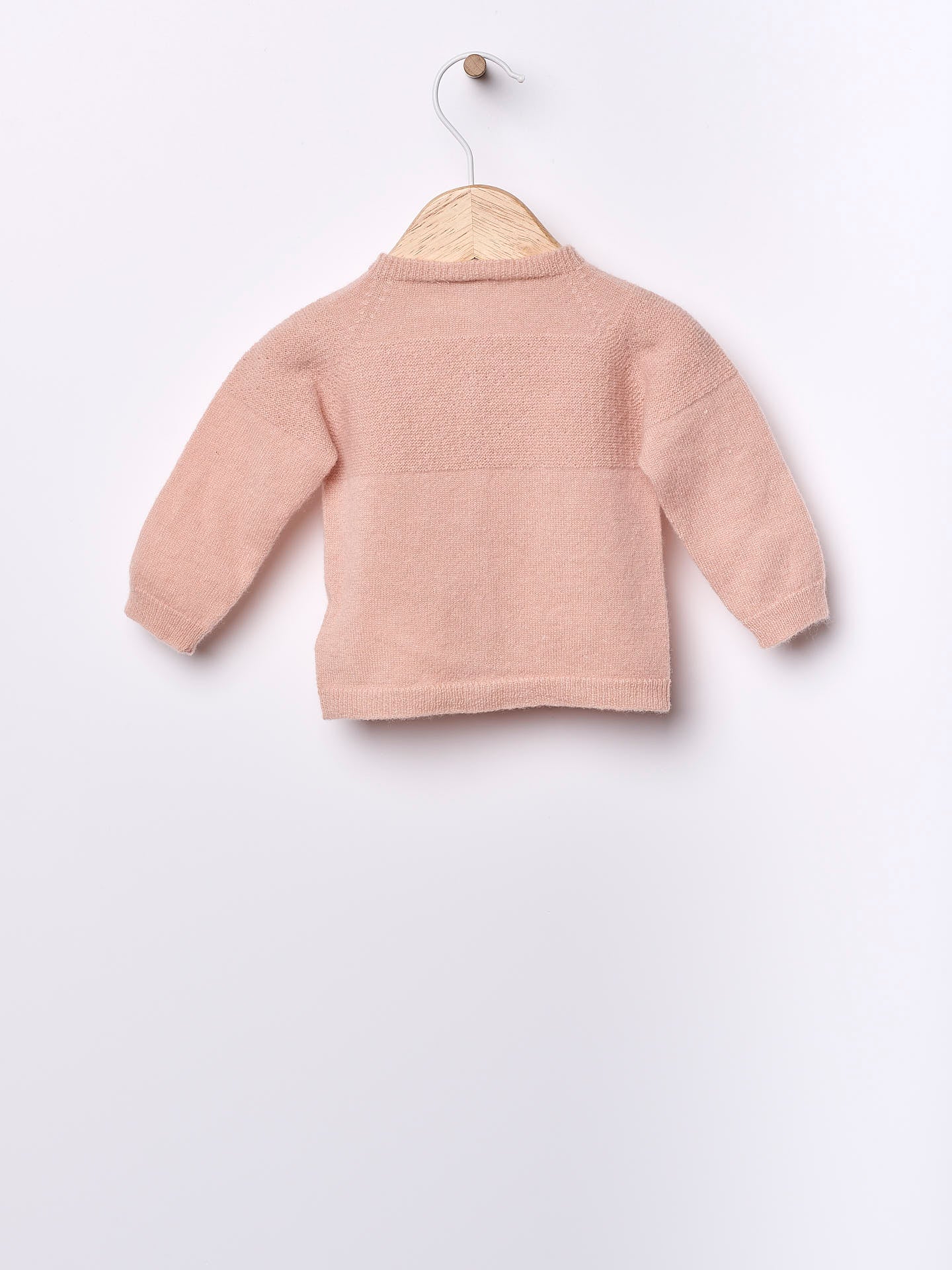 WEDOBLE Strikket jakke,Ull/cashm. Gammelrosa