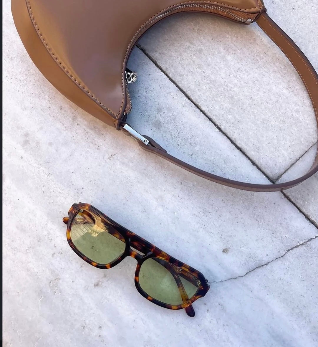 JUDI EYEWEAR Malia Tortoise Green