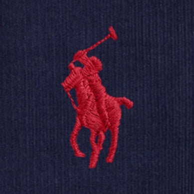 RALPH LAUREN 8-16År Smalstripet Cord Skjorte Mørkeblå