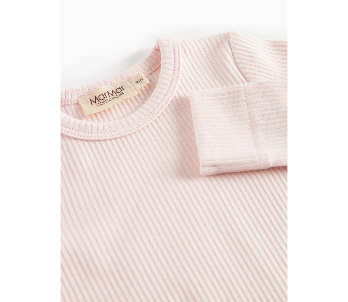 MARMAR COPENHAGEN Plain body Rib ls Lys Rosa