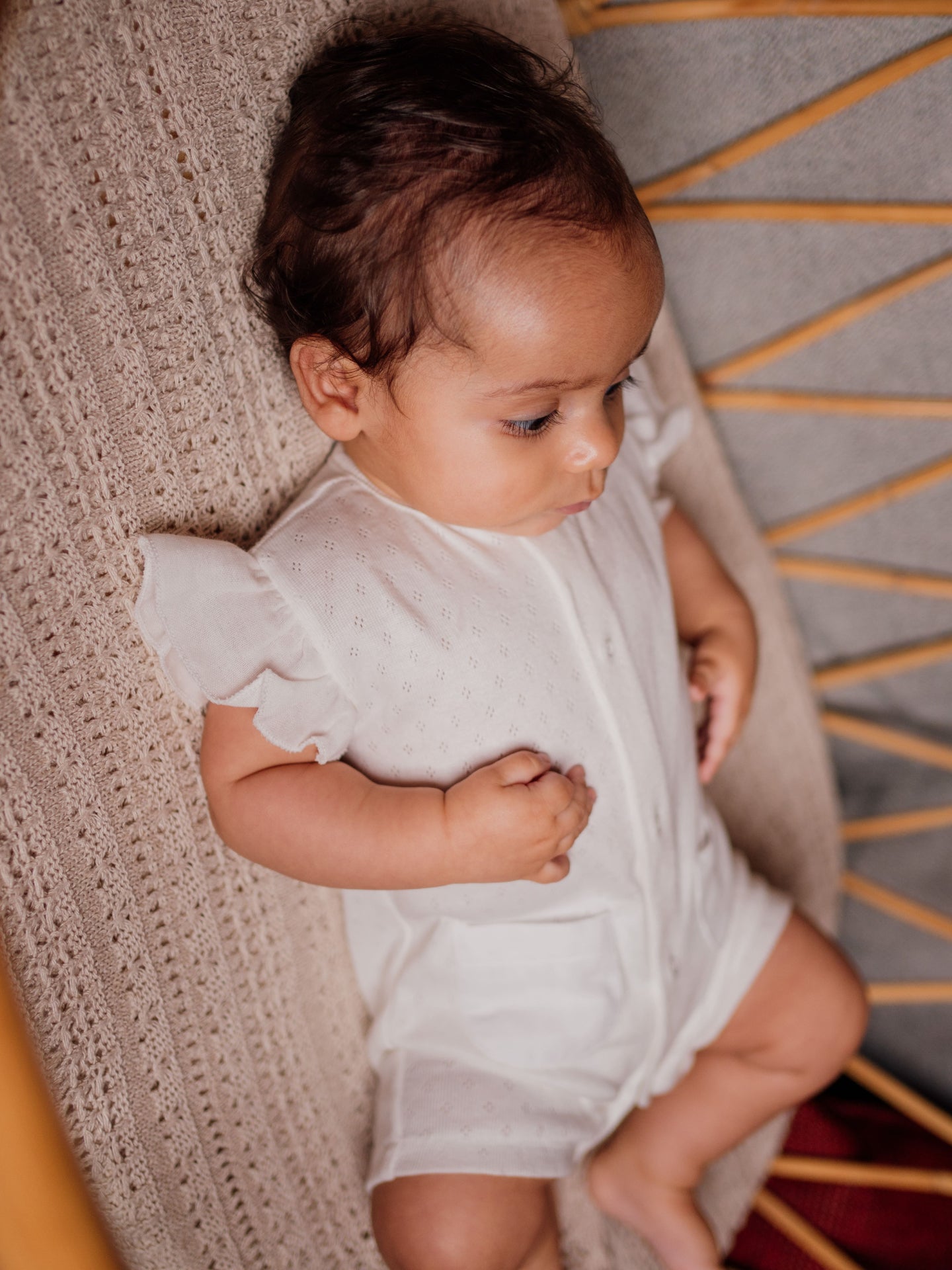 WEDOBLE Rib Sommerdress,Pointelle Krem