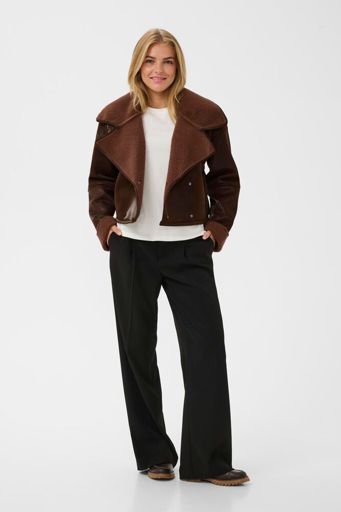 CULTURE Lenny Jacket Coffee Bean