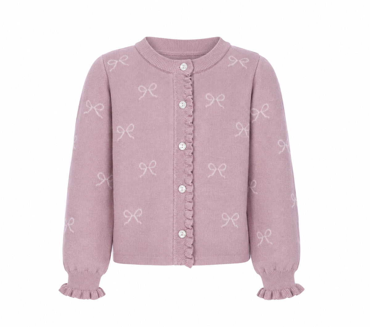 VILJE OG VE Lani Strikket Jakke Soft Pink