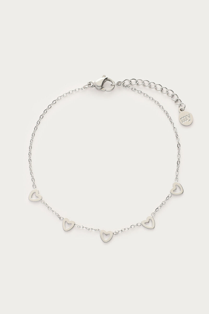 My Jewellery Bracelet hearts silver