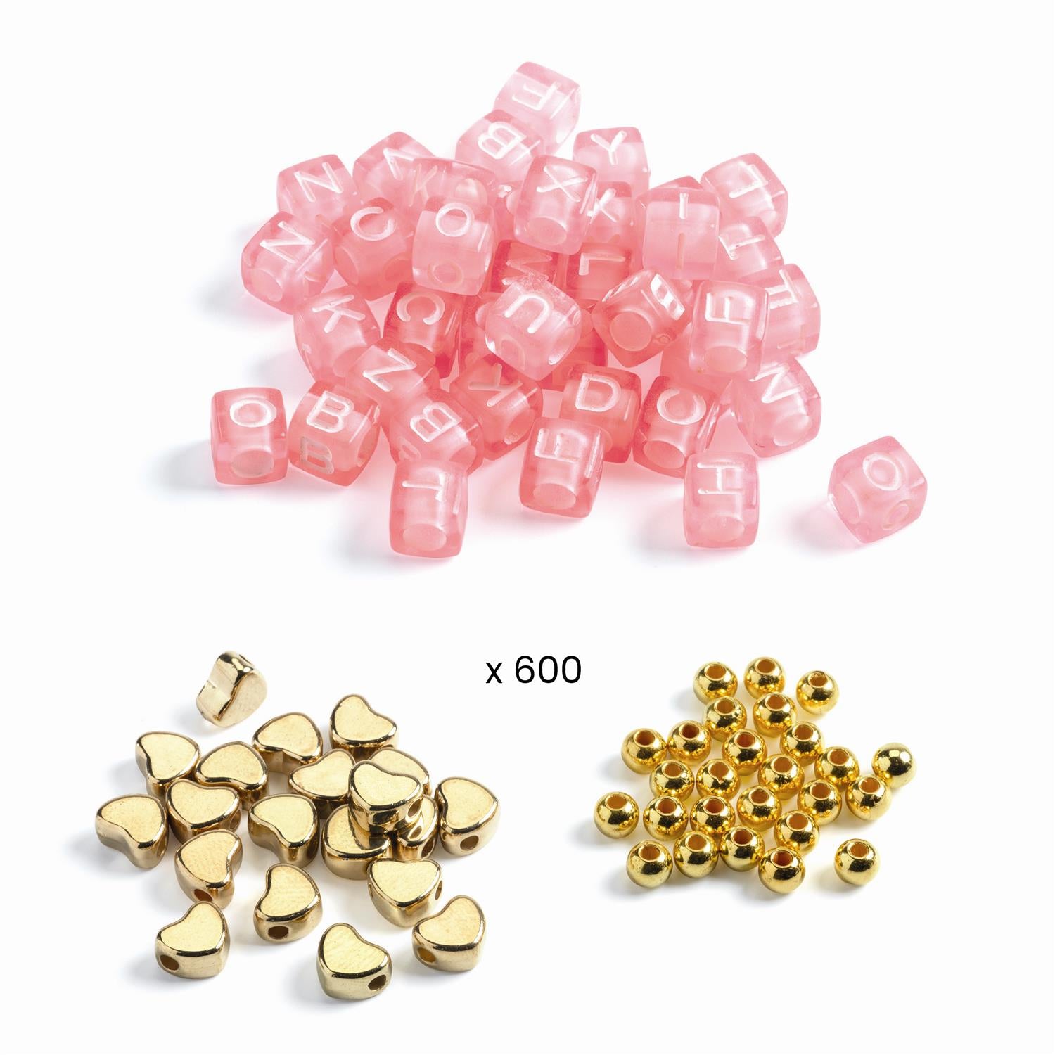 DJECO Perlesett,Alphabet beads