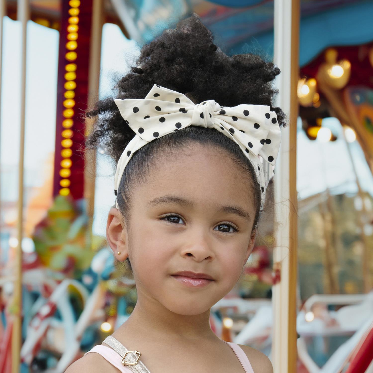 ROCKAHULA Kids Polka Dot Double Bow Headband - Farmor Ingvarda