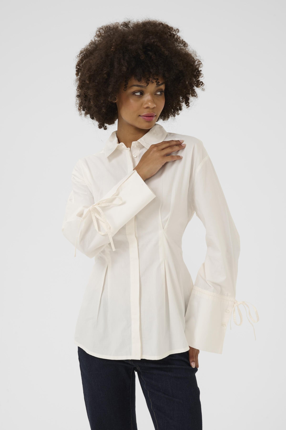 CULTURE Allison Olena Fitted Shirt
