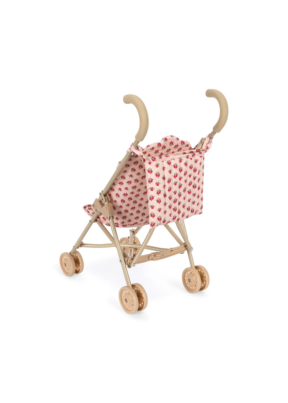 KONGES SLØJD Doll Stroller,Blomster Rosa