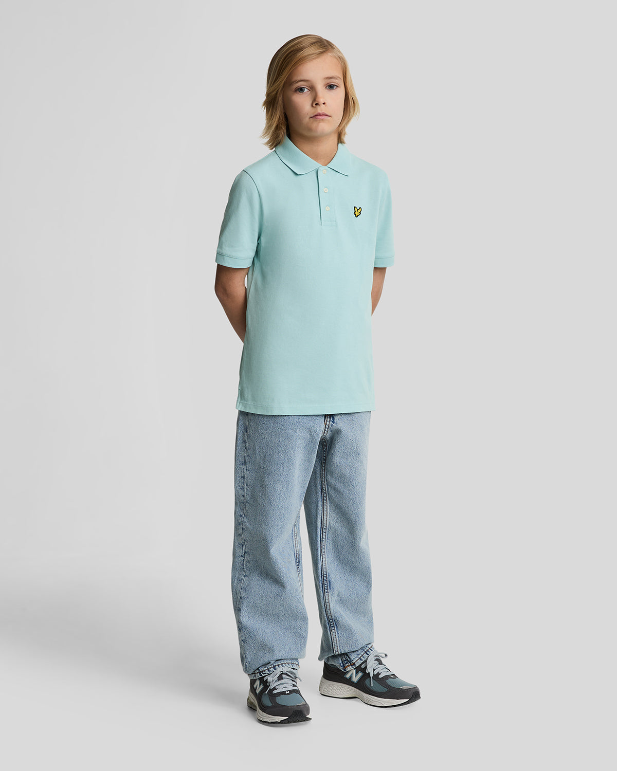 LYLE & SCOTT Polo T-skjorte Mintblå