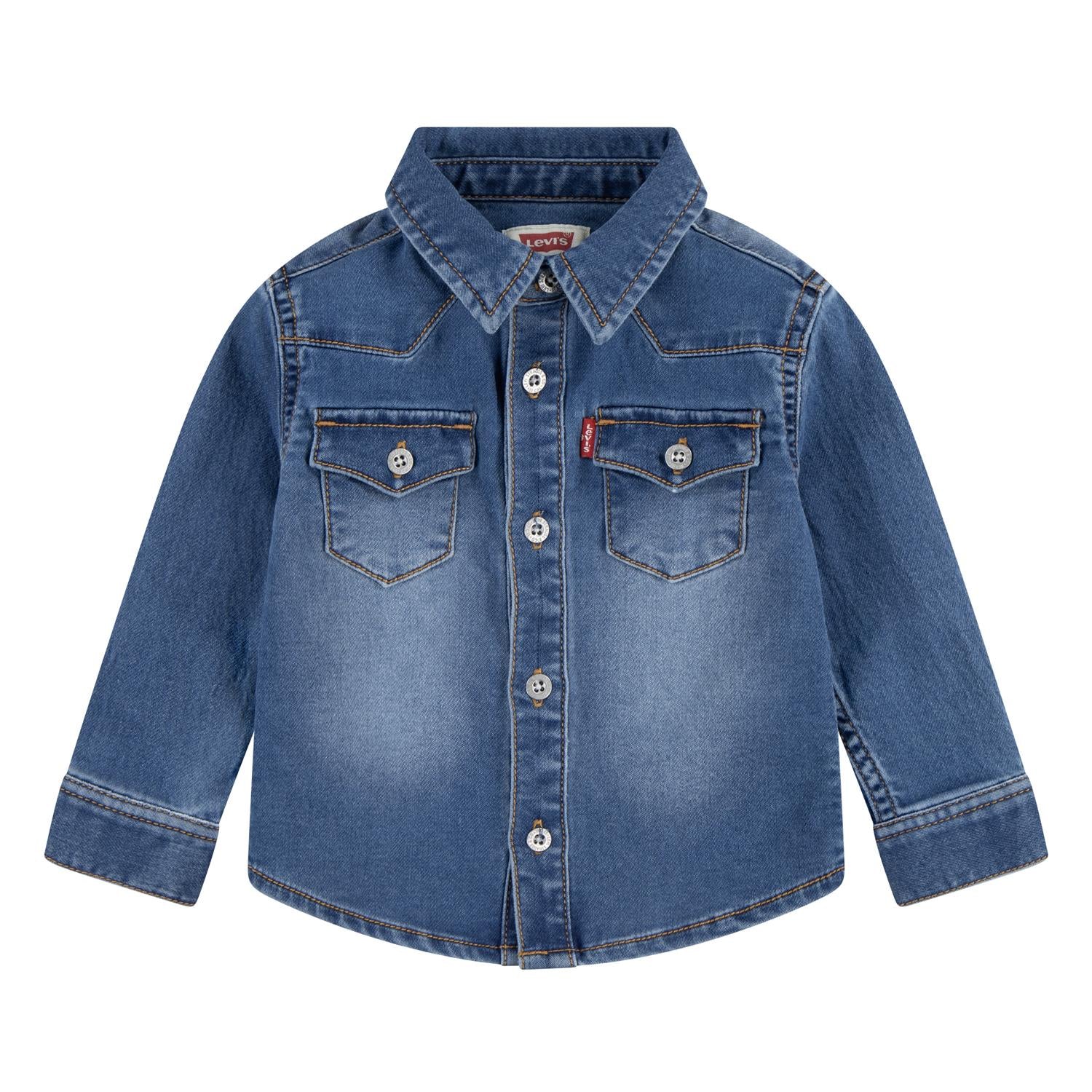 LEVIS 0-3ÅR Dongeri skjorte Jeans Blå