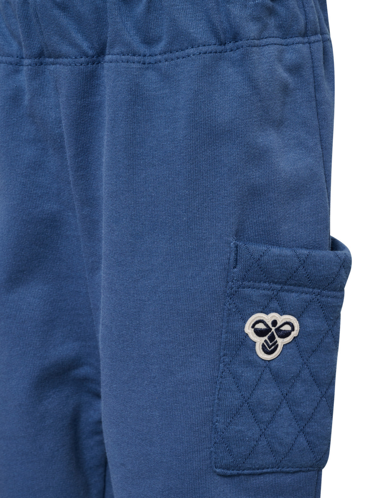 HUMMEL 0-4ÅR Loose Quilt Pants Mellomblå