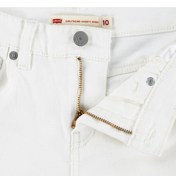 LEVIS 4-14ÅR Dongeri shorts Off-White - Farmor Ingvarda
