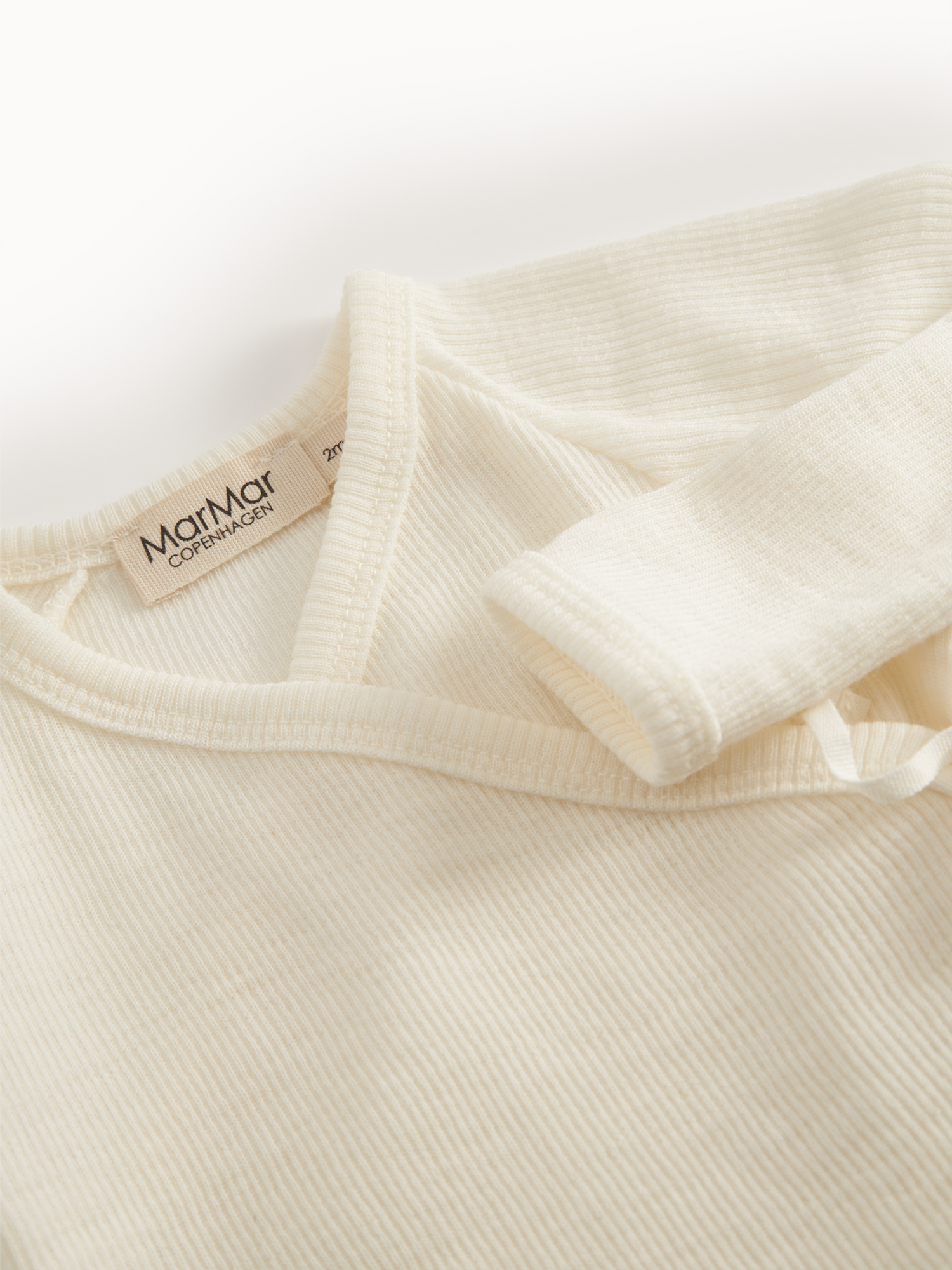 MARMAR COPENHAGEN ULL Rula Ulldress u/fot,Rib Offwhite