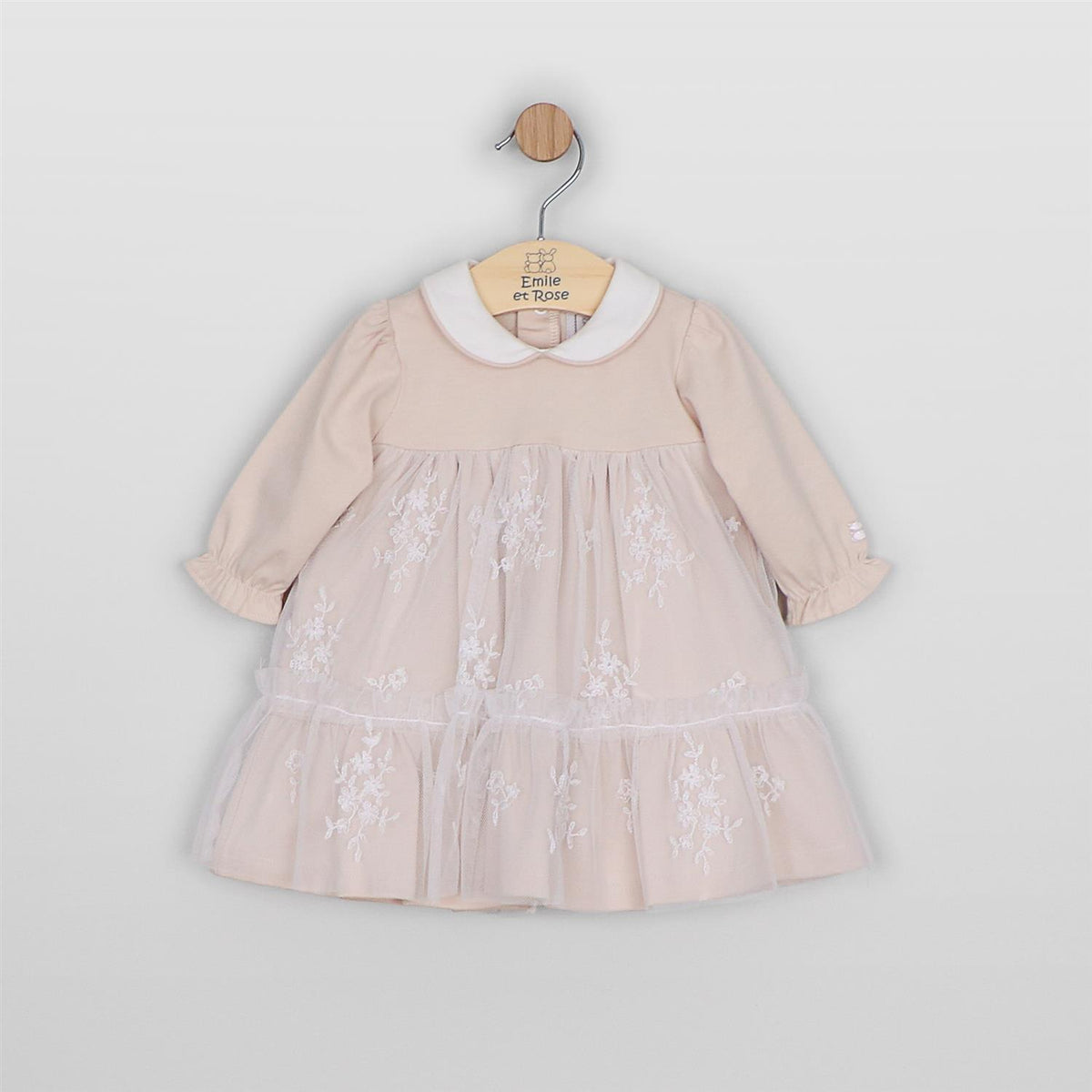EMILE ET ROSE Molly,Kjole m/tyll,Beige