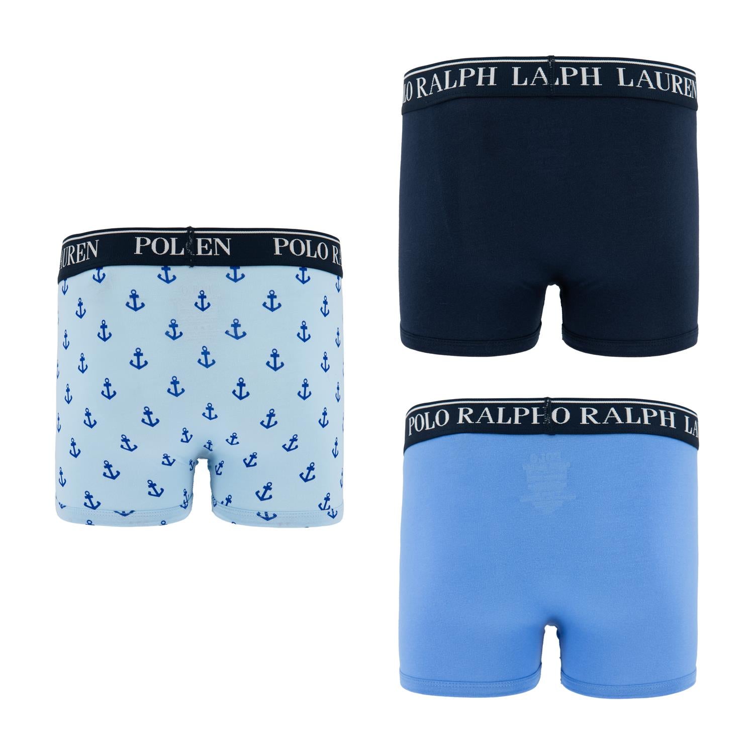 RALPH LAUREN 8-16År 3pk Boxer/Brief Blå Mix