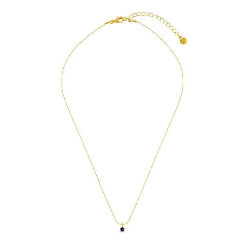 ORELIA Fine Blue Collar Necklace