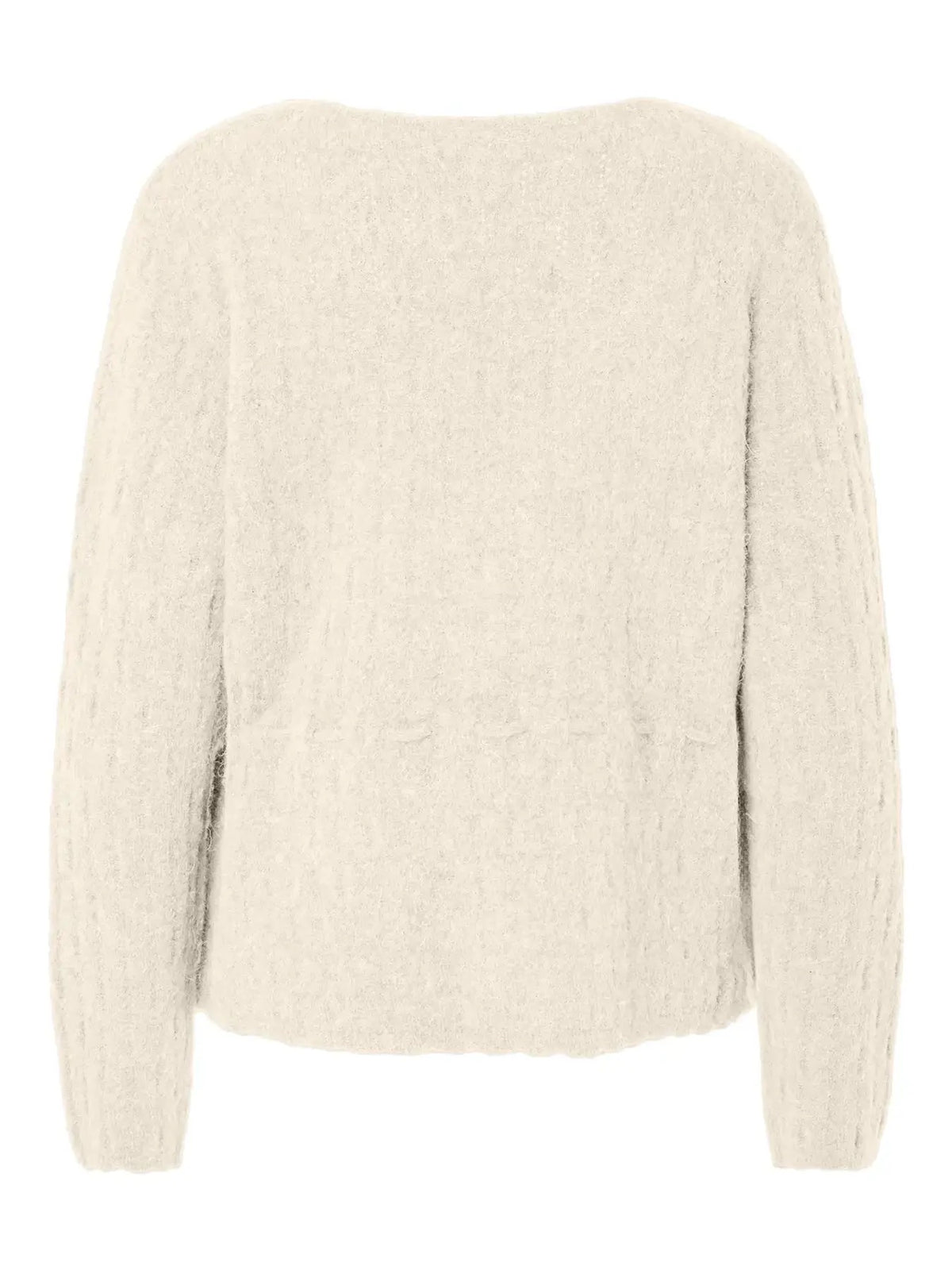 YAS Yasmellis alpaca blend knit cardigan
