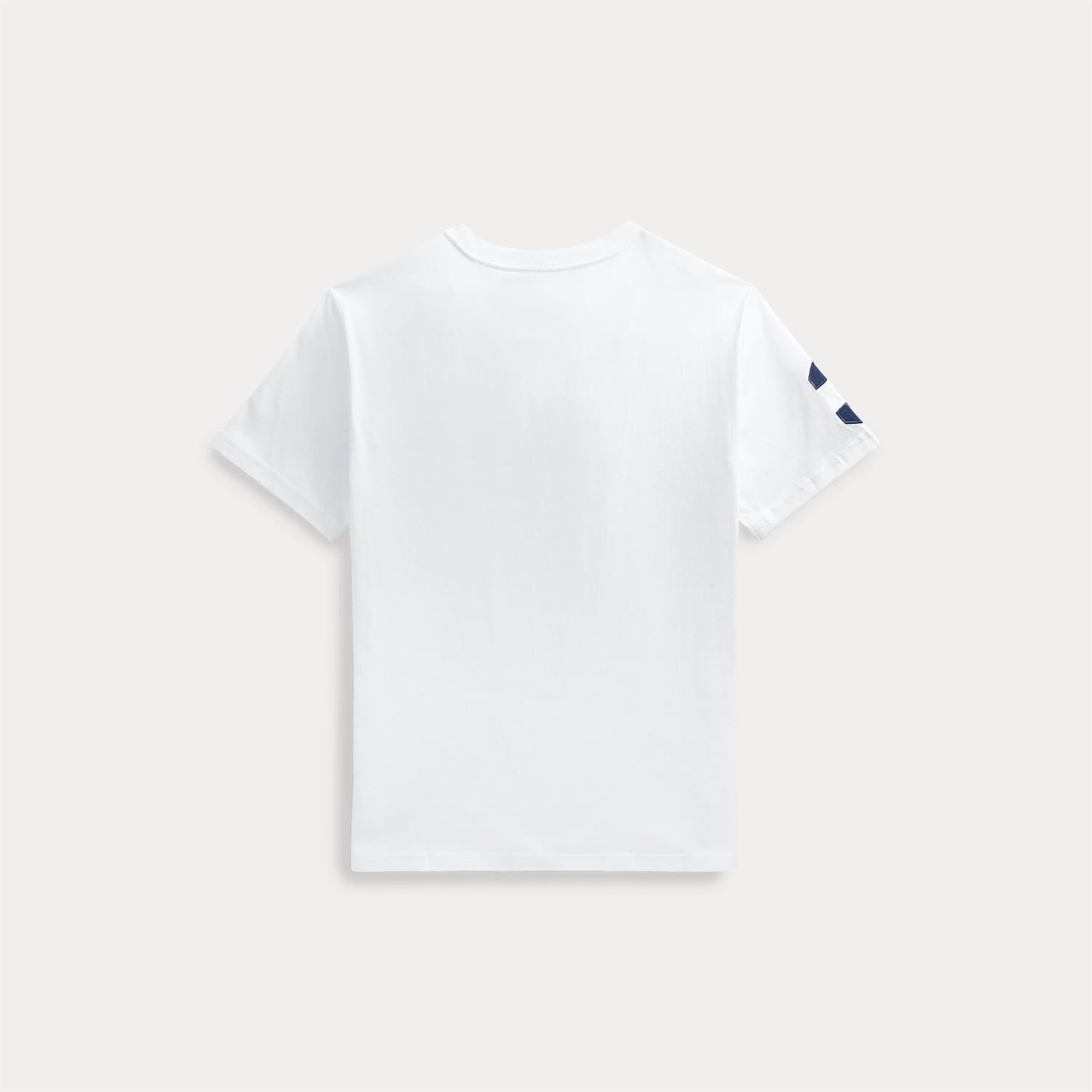 RALPH LAUREN 8-16År T-skjorte stor logo Hvit