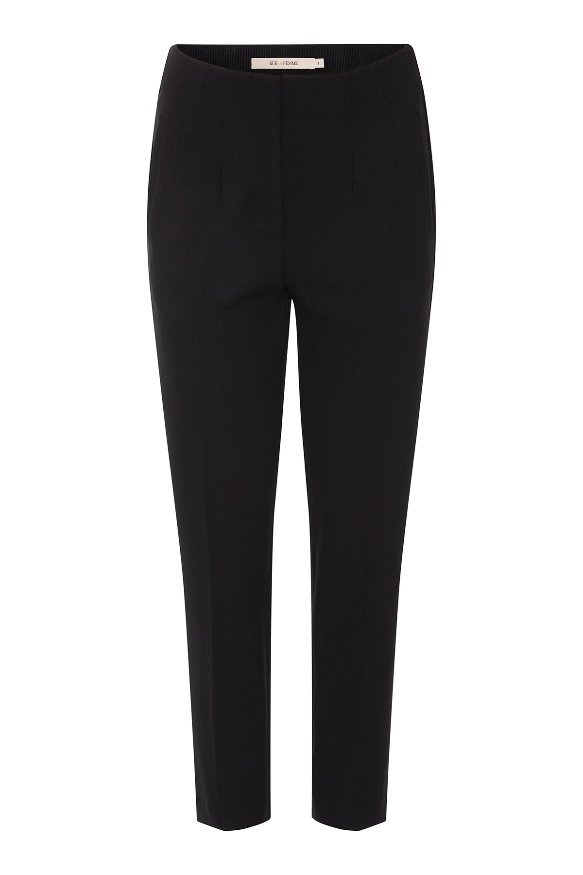 RUE de FEMME Olana Regular Pants Black Sort - Farmor Ingvarda