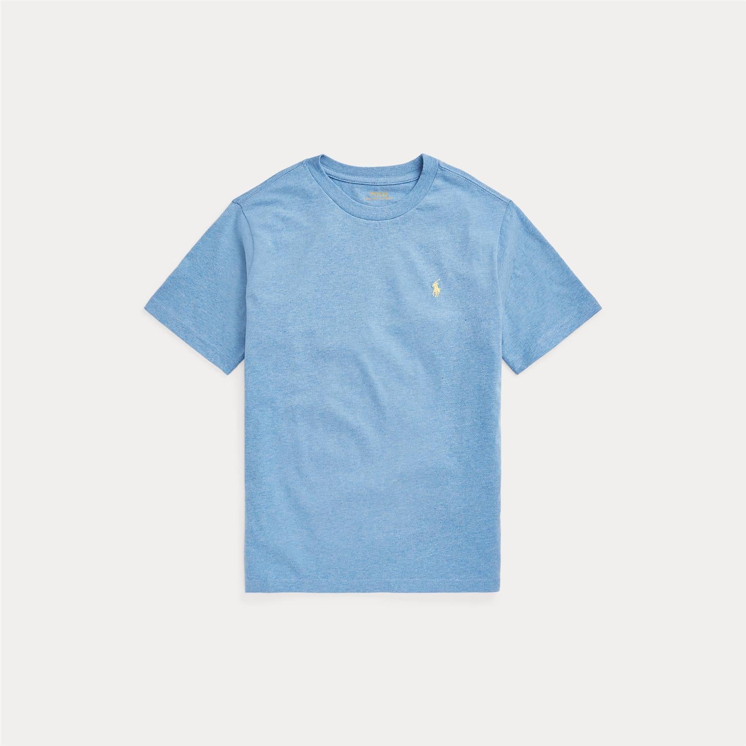 RALPH LAUREN 8-16År T-skjorte liten logo Mellomblå