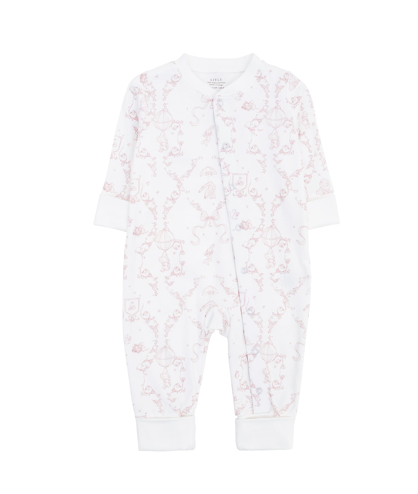 LIVLY Wonderland Overall Hvit/Rosa