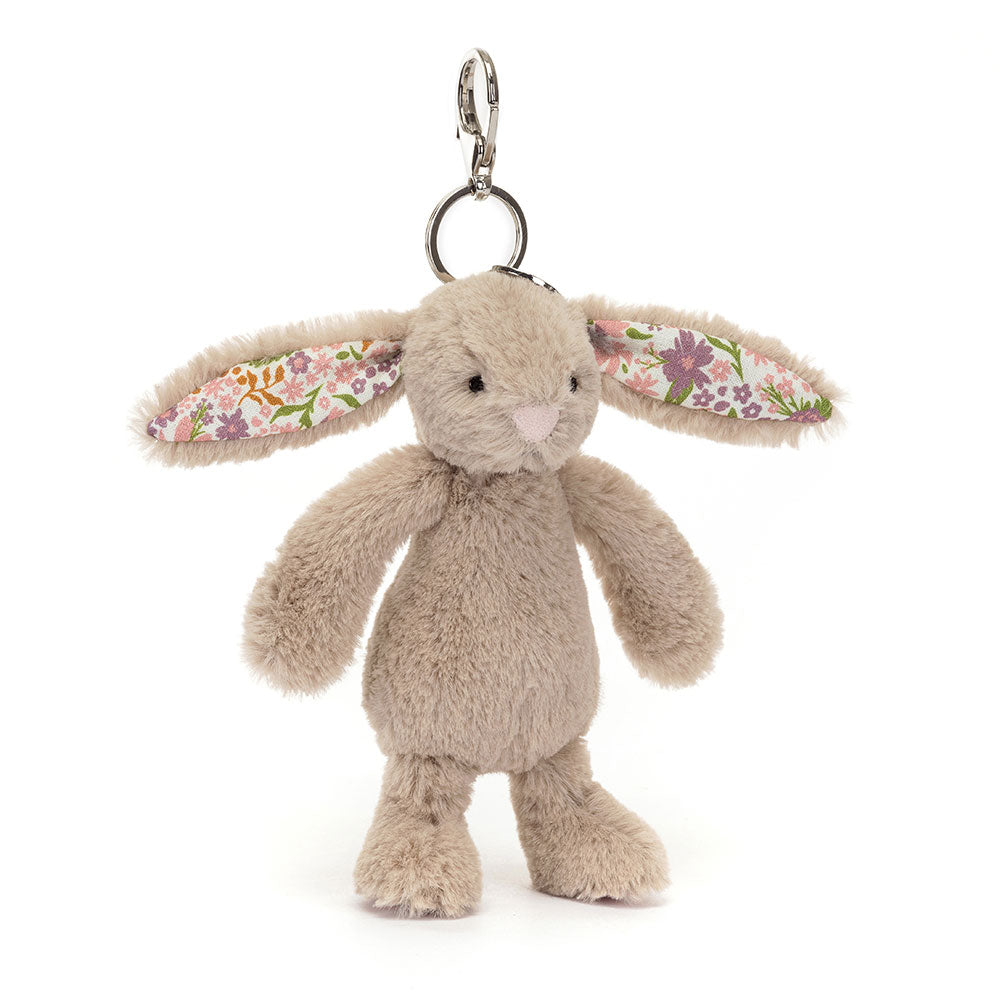 JELLYCAT Beige Meadow Bunny Bag Charm
