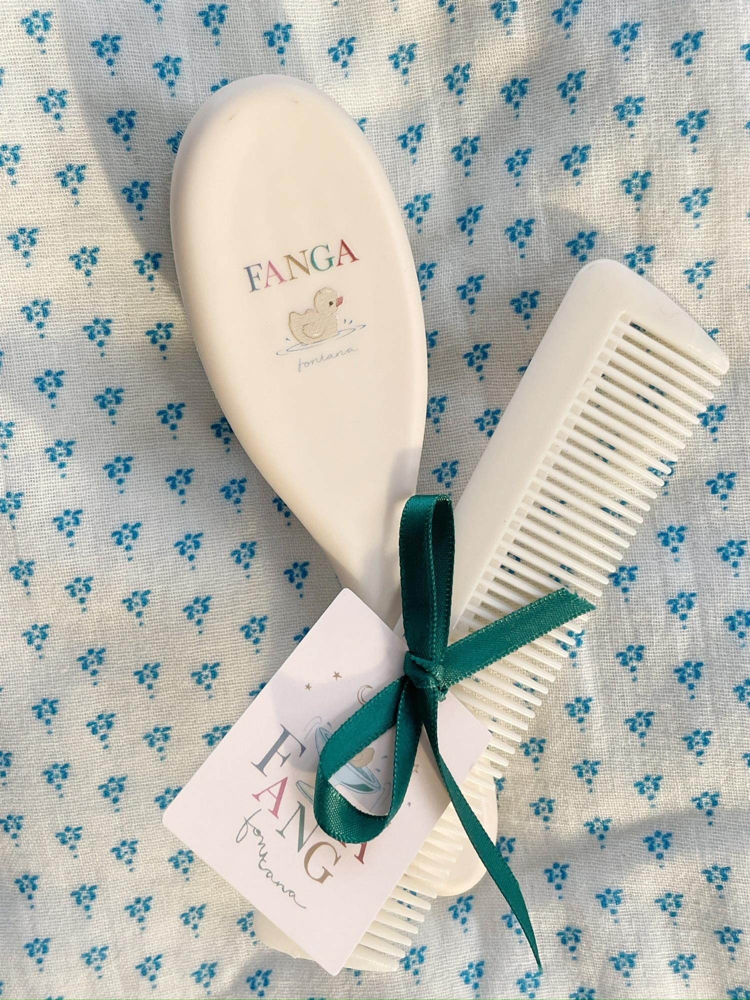 FANGA FONTANA by Konges Sløjd Baby Hårbørstesett Lys Beige