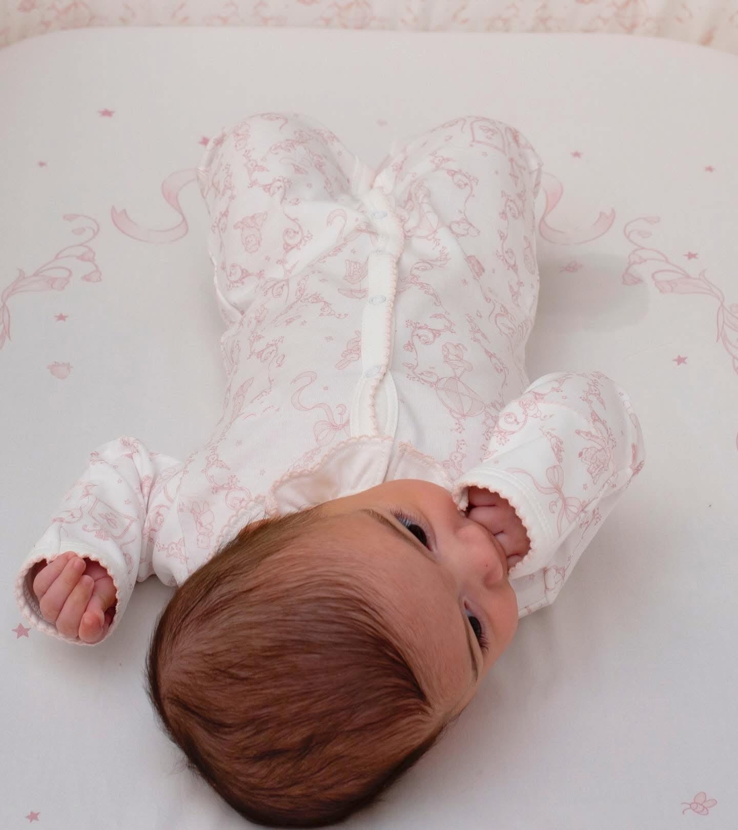 LIVLY Wonderland Sara Footie Hvit/Rosa