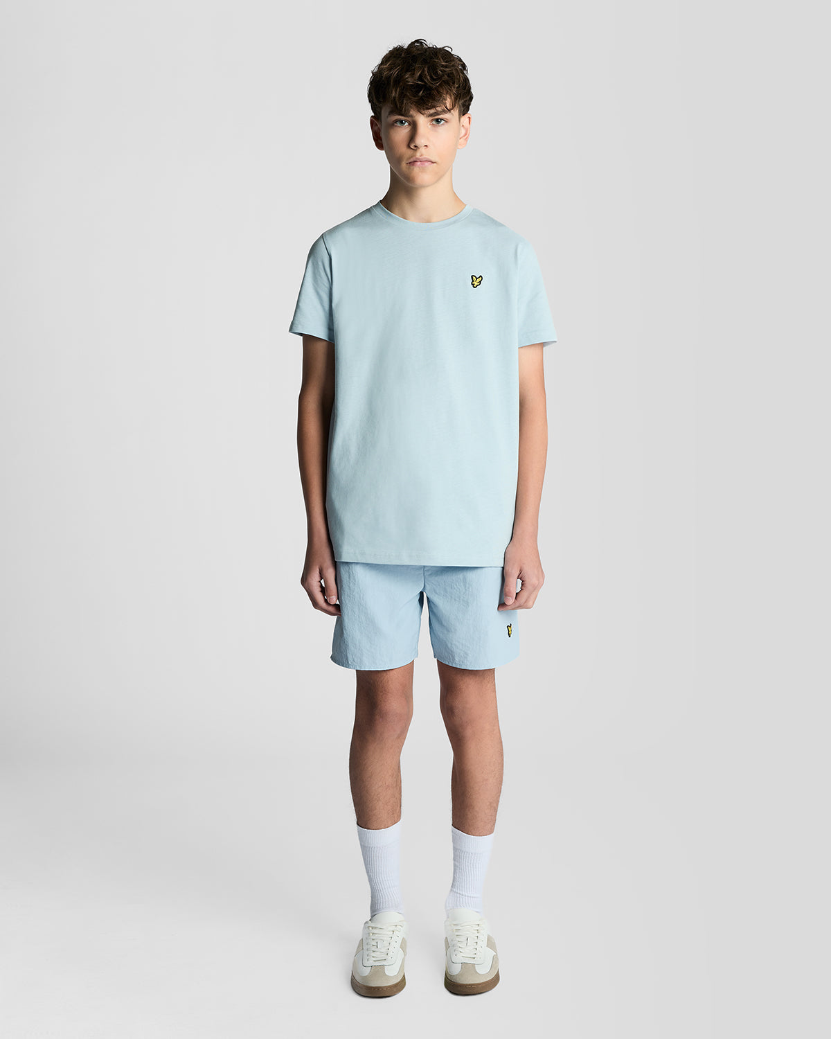 LYLE & SCOTT T-Skjorte Lyseblå - Farmor Ingvarda