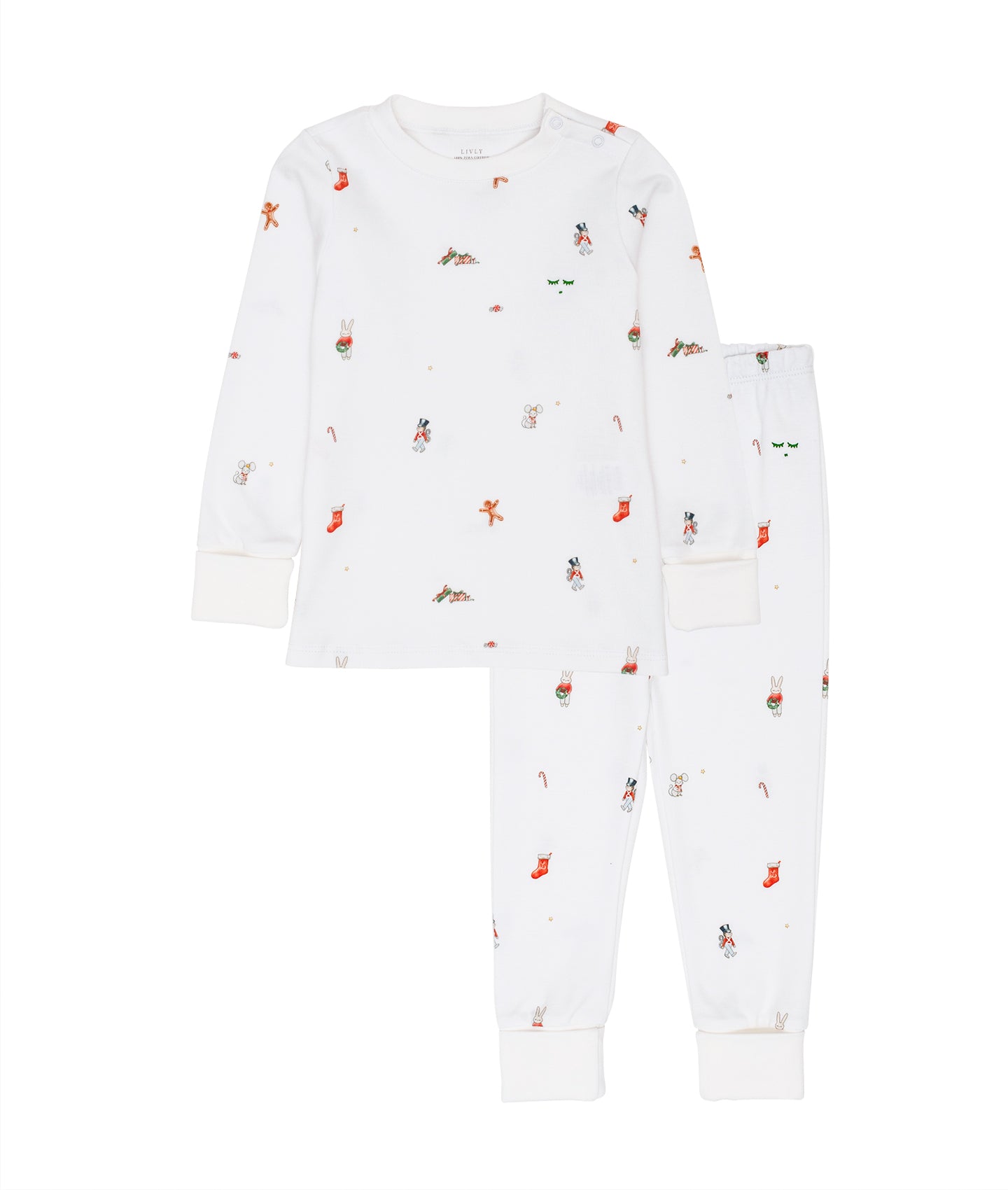 LIVLY Nutcracker 2 piece set Hvit