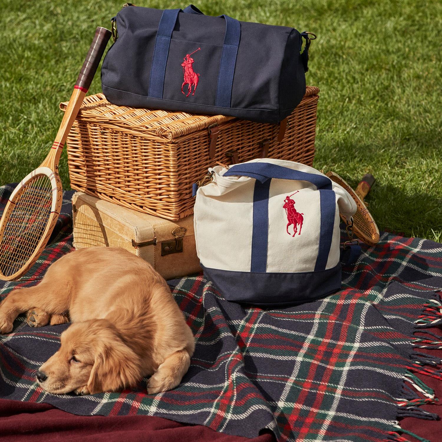 RALPH LAUREN 8-16År Polo Player Duffle Mørkeblå