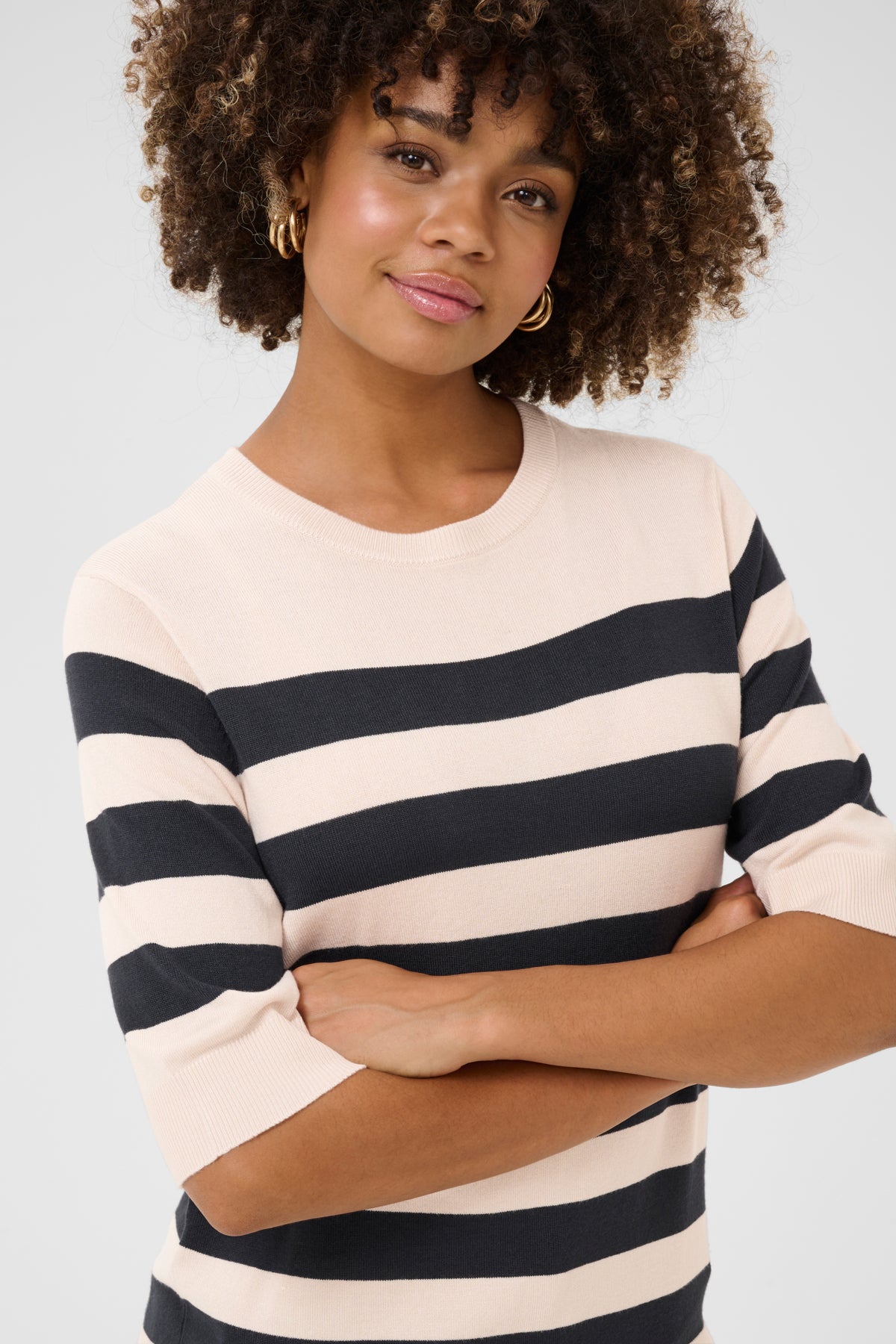 CULTURE Sabi Annemette Pullover Creme/Navy