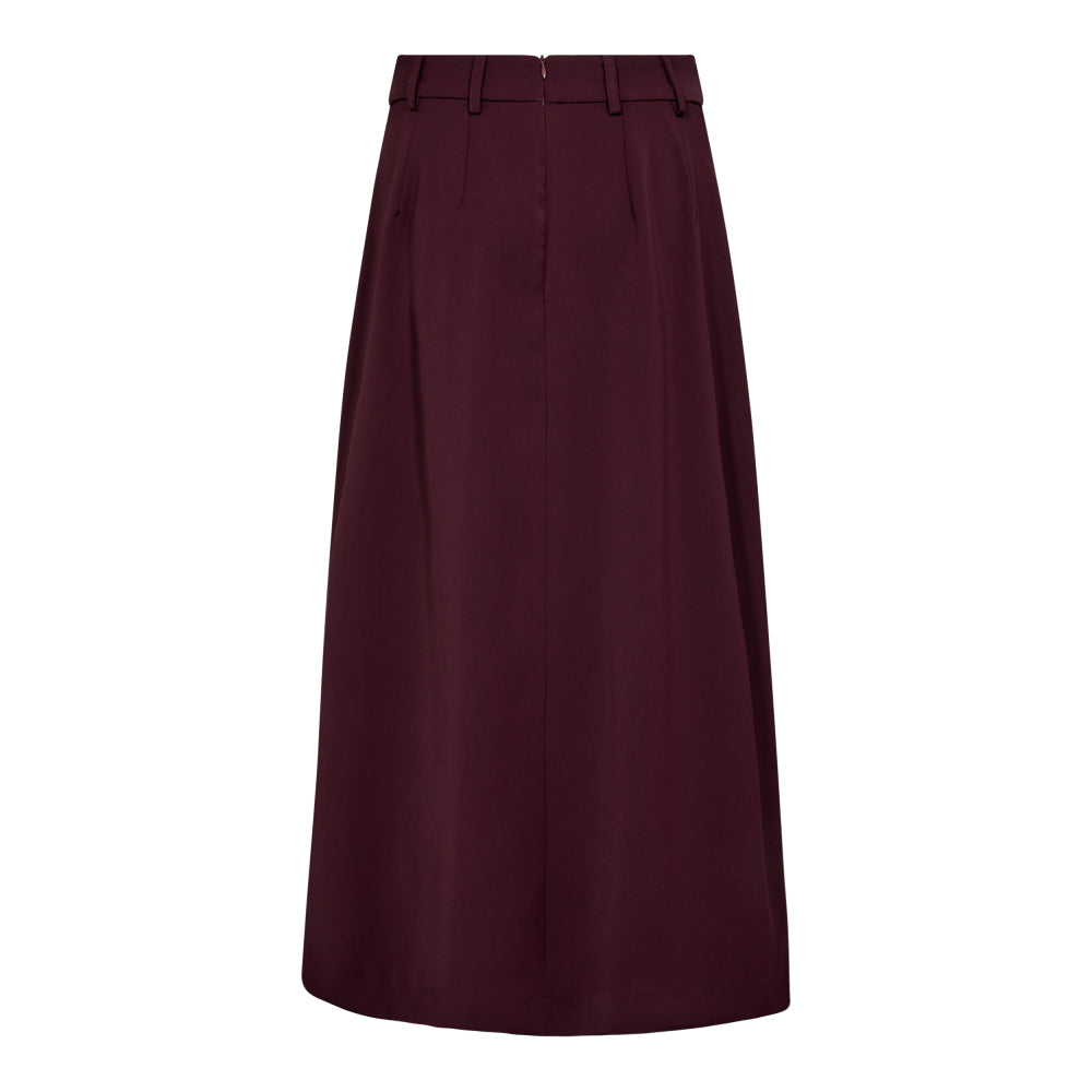 CO´ COUTURE Anya Pleat Skirt Winered