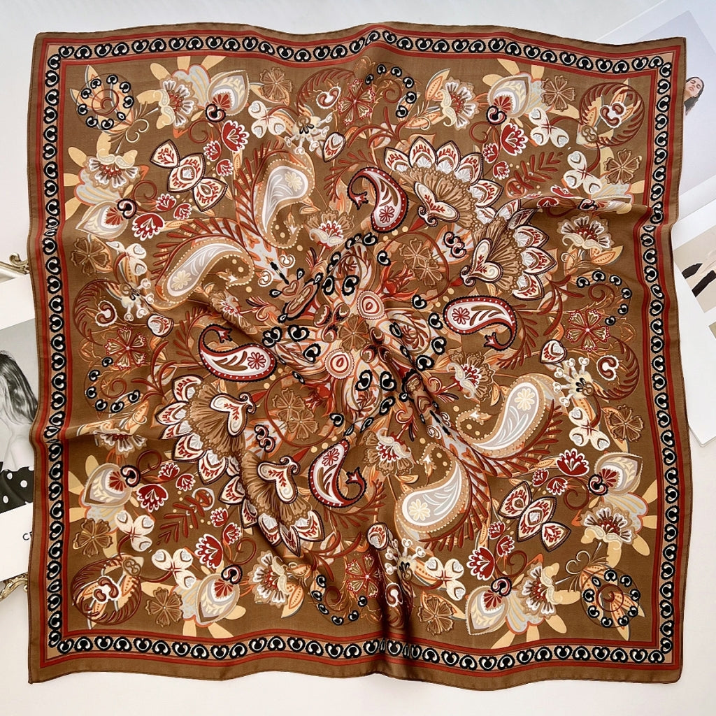 ENDLESS Bandana scarf Brun