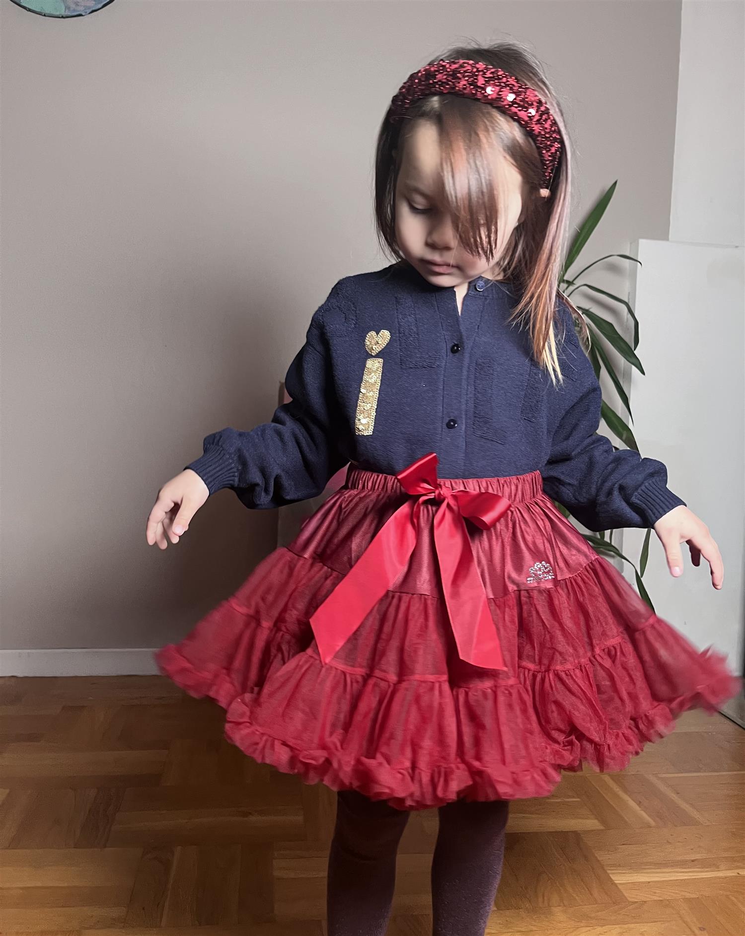 PRINSESSEFIN Tutu skirt Vinrød