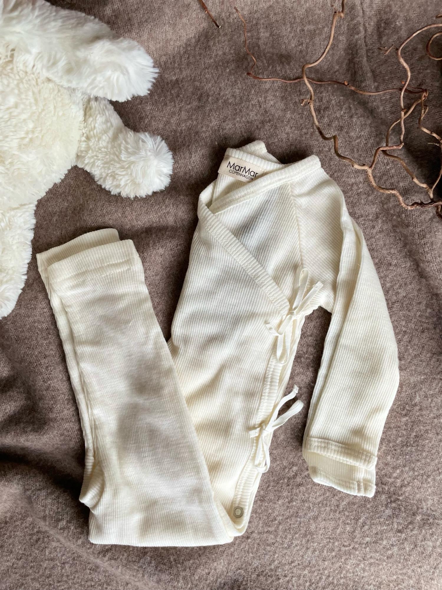 MARMAR COPENHAGEN ULL Rula Ulldress u/fot,Rib Offwhite