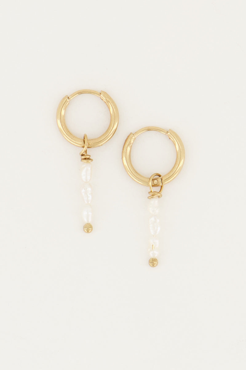 MY JEWELLERY Earrings three freshwater pearls